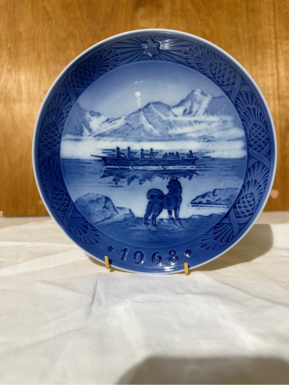 Royal Copenhagen Blue Scenic Porcelain Wall Plate